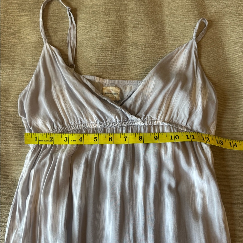 Banana Republic Women’s S Gray Ruffle Mini Dress - Picture 7 of 8
